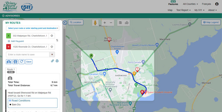 Creating & Saving a Customized Route